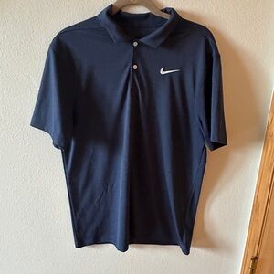 Nike Men's Dark Blue Polo Shirt